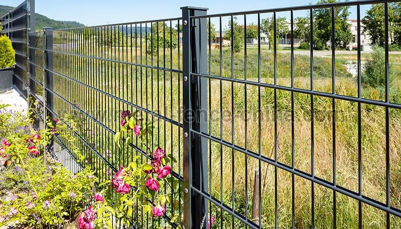 Double wire 868 flat panel fencing system