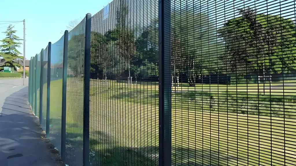 Security fencing panels UK high-security installation
