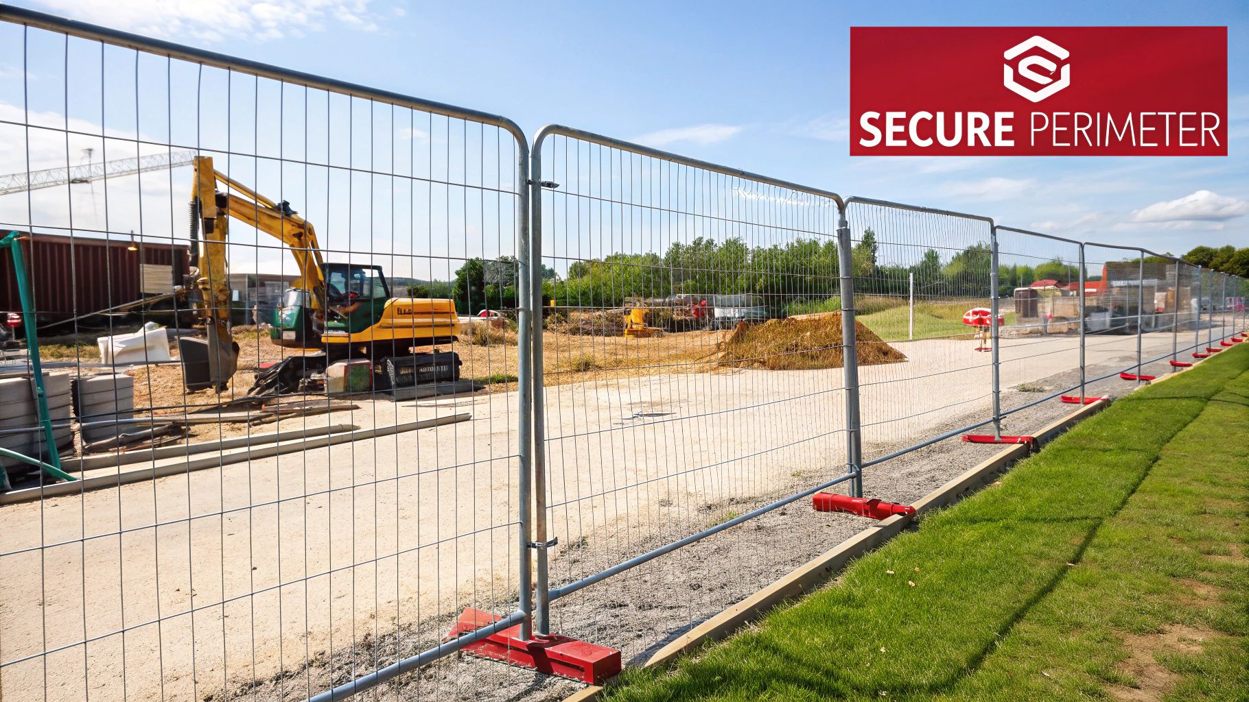 Construction site fencing UK